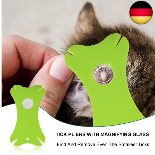 Zeckenzange 9 In 1 Set Mit Etui, Zeckenzange Mensch Zeckenzange für Hunde, - Bild 6 von 7