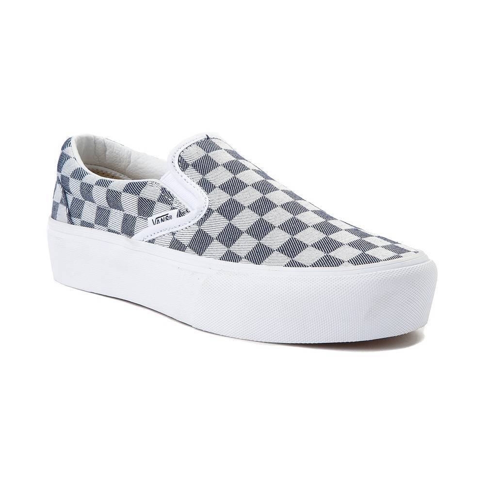 vans slip on chex skate shoes