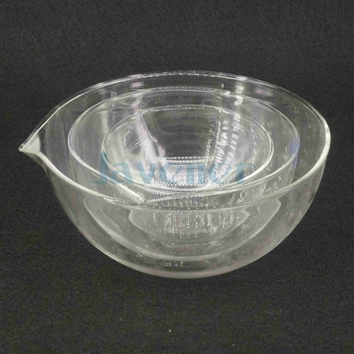 Durchmesser 60/90/120/150 mm Laborglas Verdampfungsschale flache Unterseite mit Auslauf - Bild 4 von 21