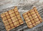 Park Design Plaid Pot Holders