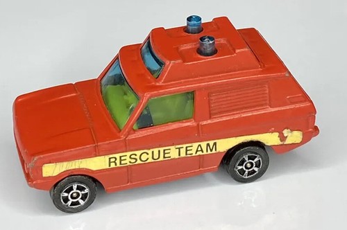 Vintage 1970s Corgi Jr Rescue Team Range Rover Police 51035 Die-Cast - Picture 2 of 8