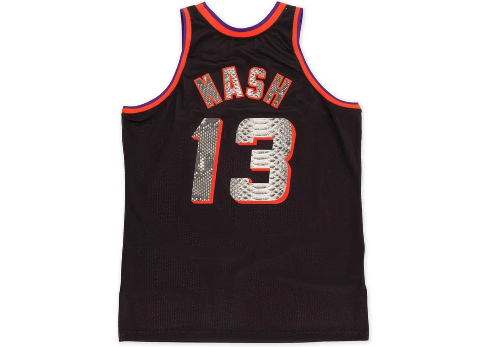 Mitchell & Ness Black Steve Nash 1996-1997 Phoenix Suns Python Jersey - Image 2 of 2
