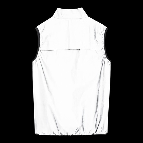 Cycling Full Reflective Vest Sports Night High Visibile Jacket Waterproof Gilet - Picture 9 of 17