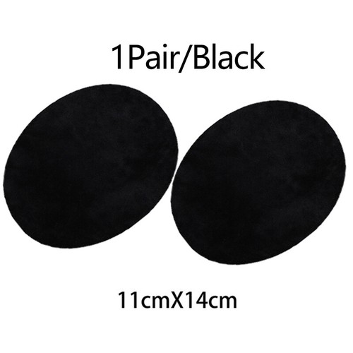 Oval Elbow Suede Knee Applique Patches Fabric Cloth Sticker Apparel Repair DIY - Picture 10 of 21