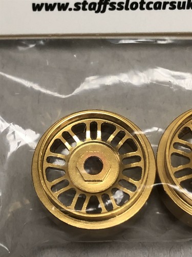 Staffs Aluminium BBS Style Wheels in Gold 16.9x10mm STAFFS41 - Picture 3 of 6