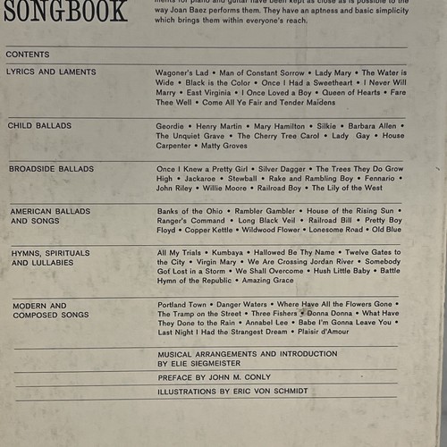Vintage The Joan Baez Songbook For Guitar 1968 - Picture 7 of 18