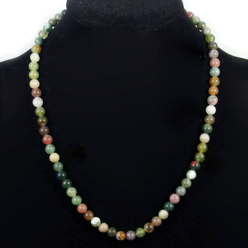 Joyería de Moda 6mm Natural Multicolor Redondo Piedras Preciosas Cuentas Collar 18-36" - Imagen 64 de 118