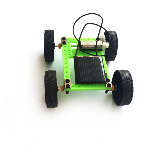 Electric Solar Toy Car Model DIY Kits Educational Gadget Hobby Robotic School - Picture 3 of 5