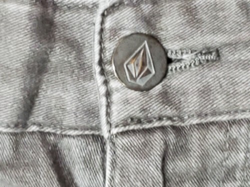 Pantalones Cortos Volcom Para Hombre 40 X 10 Gris Corpo Class Fieles a Este Patín Chino - Imagen 7 de 14