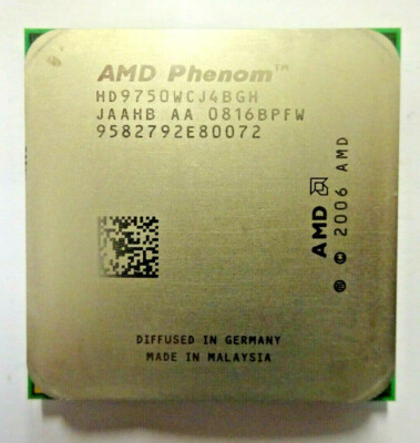 AMD Phenom X4 9750 HD9750WCJ4BGH - Quad Core - 2.40GHz - Socket AM2+ #117