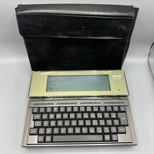 Vintage Olivetti M-10 Portable Computer Tested W/ Case Flip Screen