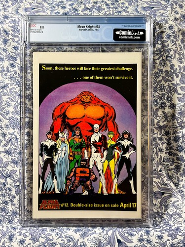 MOON KNIGHT #38 CGC 9.8 WP Last Final Issue! RARE HTF HOT - Picture 2 of 2