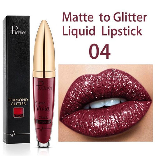 Make up 17 Shades Cosmetic Long-Lasting Glitter Liquid Lip Gloss Waterproof 5ml - Picture 16 of 30