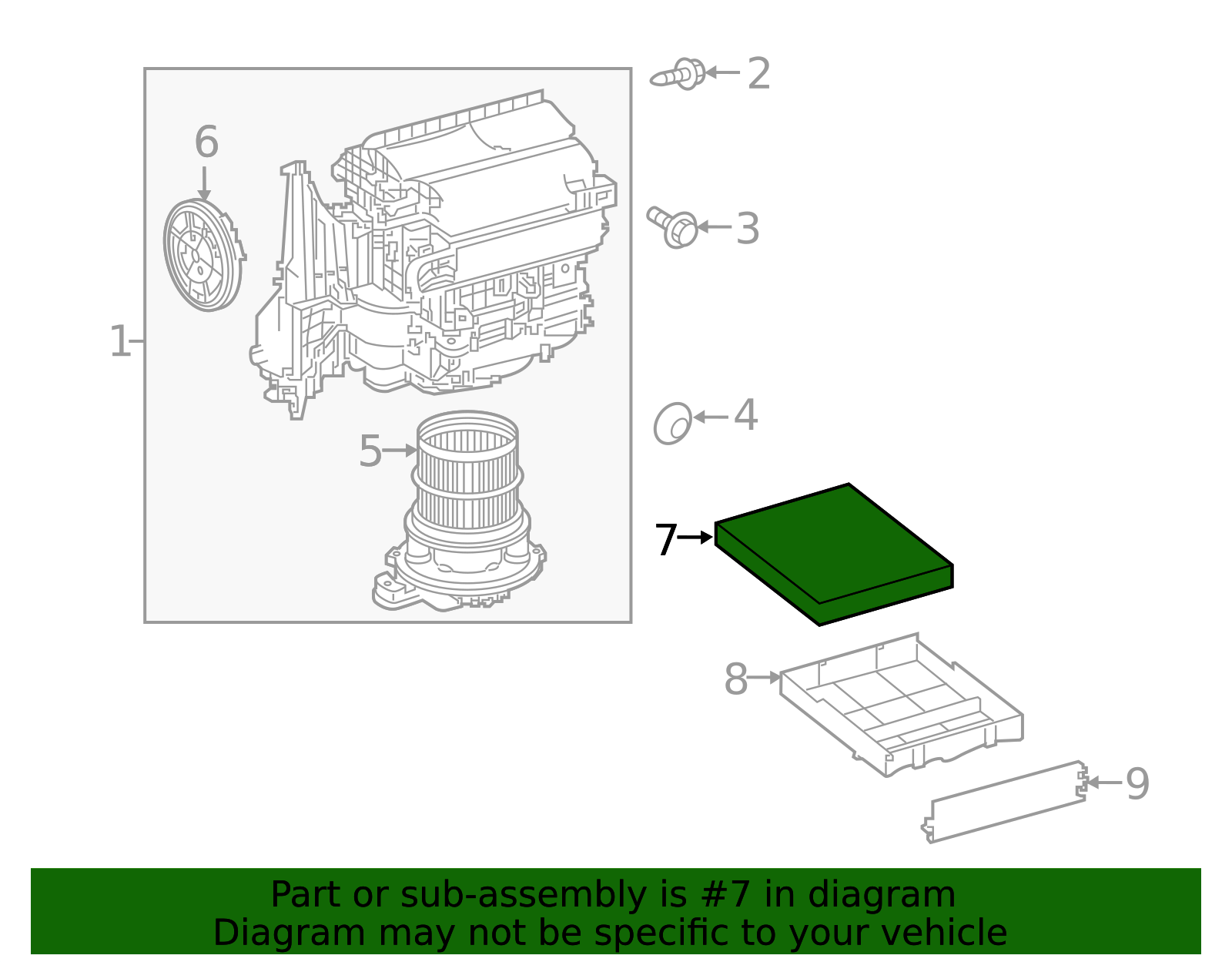 OEM Genuine Toyota Lexus In-Cabin Charcoal Air Filter 87139-58010 