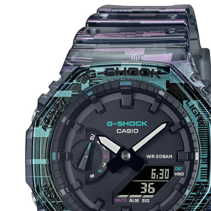 CASIO G-SHOCK GA-2100NN-1AJF Digital Glitch Skeleton Men's