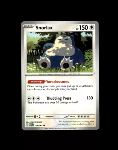 Snorlax Munchlax Pokemon Card! Holo/Reverse Holo Rare EX V VMAX Full Art Cards!
