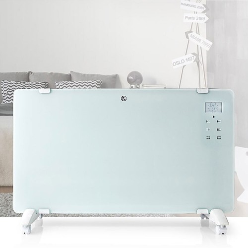 Konvektor Elektroheizung Heizgerät Fernbedienung Thermostat verstellbar 2 Stufen - Bild 7 von 11