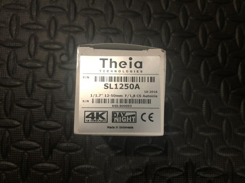 Theia SL1250A 12-50 mm megapixel CS F1.8 obiettivo teleobiettivo auto iris (4K) 1/1.7 - Foto 2 di 3
