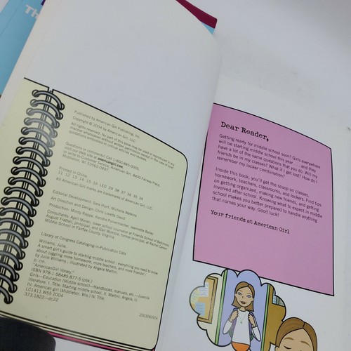 American Girl A Smart Girls Guide To Starting Middle School+2 Other Books Lot - Picture 9 of 12