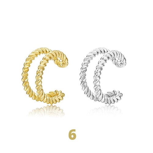 13 Style Unisex Fake Helix Cartilage Conch ClipOn Non-Piercing Ear Cuff - Picture 13 of 20