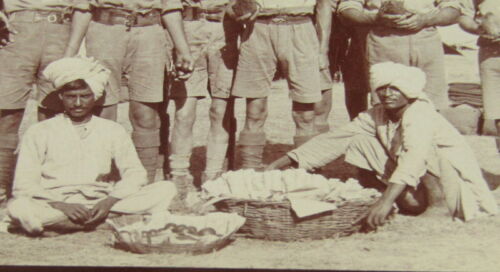 Military Photograph, Group of Soldiers & Locals Possibly India or Similar. - Picture 5 of 11