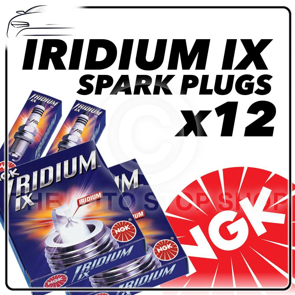 12x NGK SPARK PLUGS Part Number CR10EIX Stock No. 6482 Iridium IX New Genuine