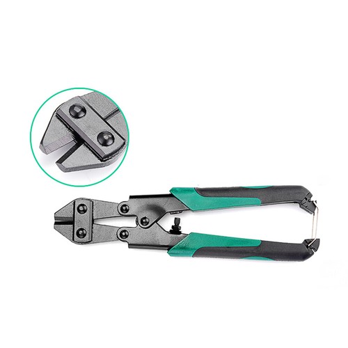 Cortadoras de alambre de 8" prensadora autoajustable pelacables alicates de corte herramienta de mano - Imagen 3 de 6