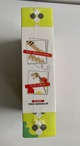 Dinosaur Puzzle ￼Wunder Clay T-Rex 3D ALLESIMO model Arts & Crafts kit Sealed - Picture 4 of 4