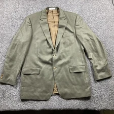 Loro Piana Blazer Mens 48 XLG Nordstrom 100% Cashmere Single Breasted Union Made