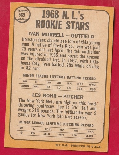 1968 Topps Baseball Cards Scegli una carta a scelta 295-660 EX X-MT 1/25 Set Break - Foto 446 di 490