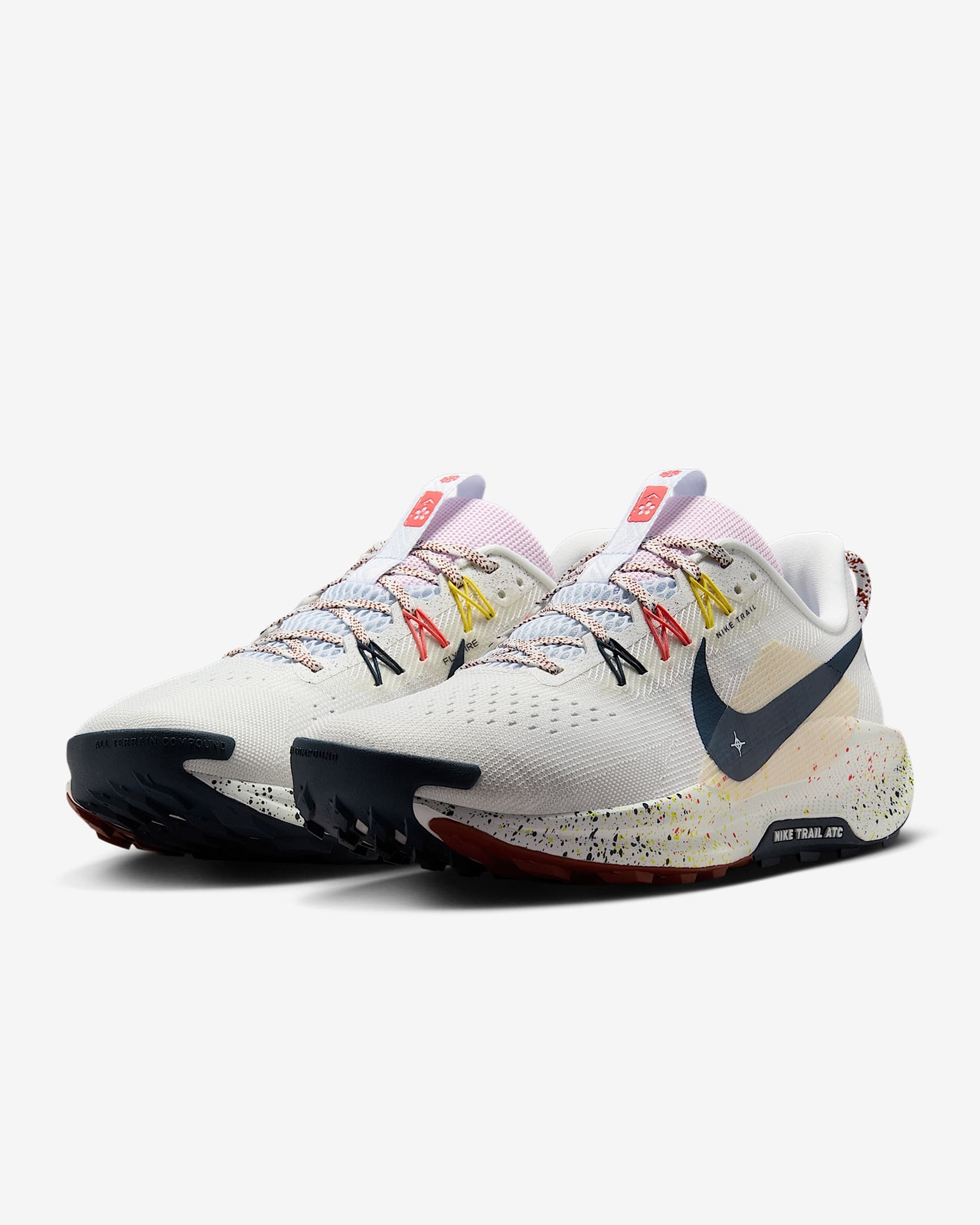 DV3864-102 Nike Pegasus Trail 5 Summit White Football Grey Pink Foam (Men's)