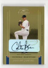 2005 Donruss Classics Significant Signatures Gold #205 Colter Bean /50 AUTO