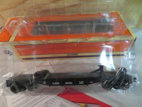 LIONEL TRAIN LRRC IC ILLINOIS CENTRAL RAILROAD FLAT CAR W/BOX 6-52190 - Picture 1 of 6