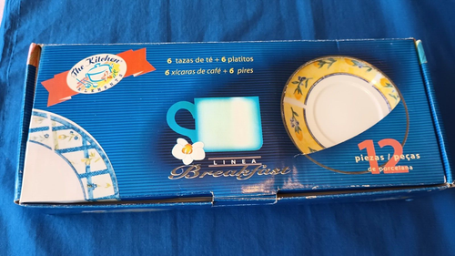 SET OF 6 EXPRESSO CUPS~The Kitchen Elements~Spring yellow - Picture 6 of 9