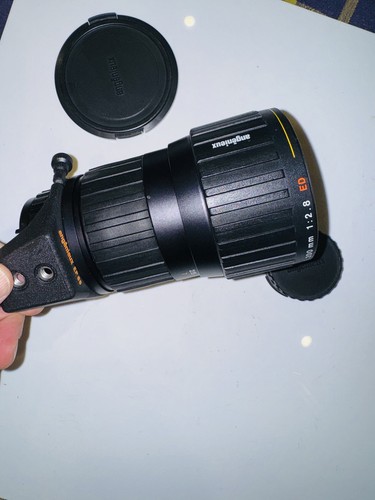 MINT Angenieux 200mm f2.8 ED DEM Lens Canon FD Mount with caps & Tripod collar - Picture 5 of 9