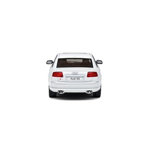 1/43 Audi S8 (A8 w/ Quattro) D3 2010 White Diecast Model Car by Solido S4313302 - Picture 4 of 8