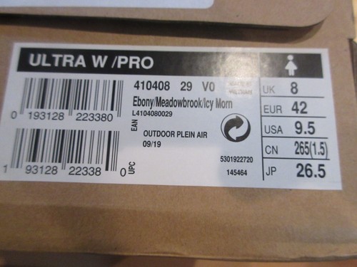 Women's New Salomon Ultra Pro Trail Running Shoes 9.5 Ebony Display Model - Picture 7 of 7