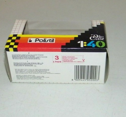 Vintage Polistil 1:40 Diecast Essex E Series Model Formula 1 Indy Racing Car NEW - Picture 4 of 5