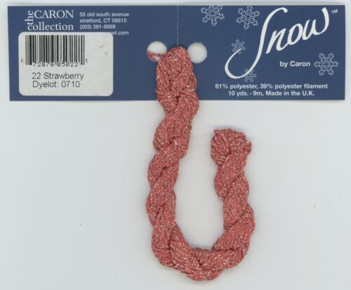 Caron Collection SNOW Shimmering Sparkles Filaments 10 Yds Each Your Choice - Picture 6 of 6