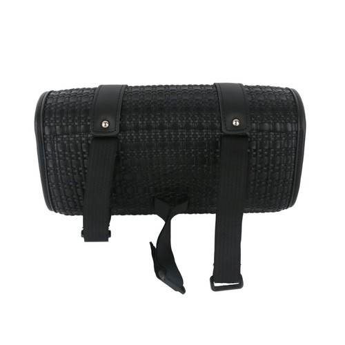 Motorcycle Handlebar Sissy Bar Bag Saddlebag Fork Roll Barrel Bag For Touring - Picture 8 of 56