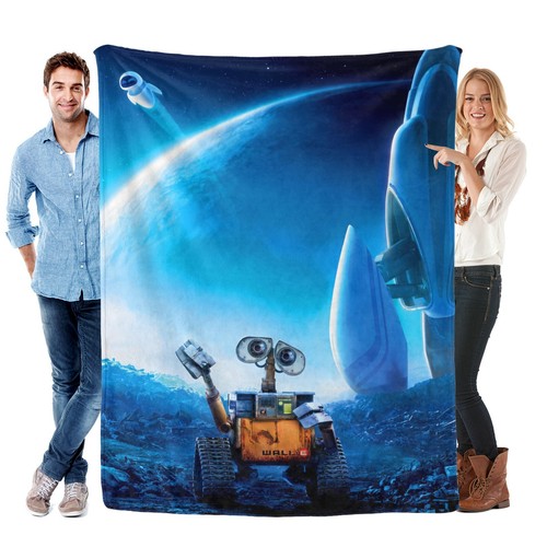 Manta WALL E and Eve Sofá Cama Suave Sofá Acogedor Ligero Regalo de Cumpleaños - Imagen 11 de 11