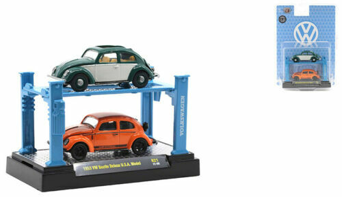 M2 Maschinen 1:64 Auto Lift 2er-Pack: Käfer, 33000-21 - Bild 1 von 1