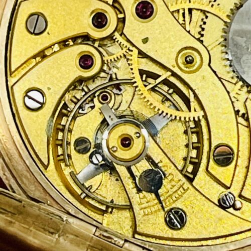 Reloj Bolsillo LUC "CHOPARD" HC Chapado en Oro 51mm Funciona - Imagen 6 de 14