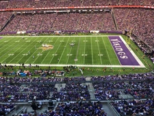 Detroit Lions At Minnesota Vikings; Section 339; Row A(1st row in Section!)