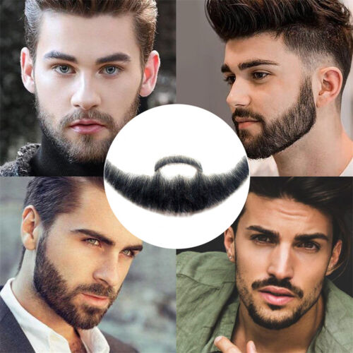 Men's beard 100% Human Hair Man Fake Beard Simulation Mustache Makeup | eBay Men's beard 100% Human Hair Man Fake Beard Simulation Mustache Makeup | eBay