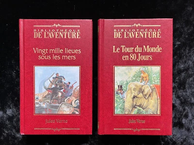 ¤ Lot 2 romans - JULES VERNE - éd. Fabbri - 1997 - Photo 1/3
