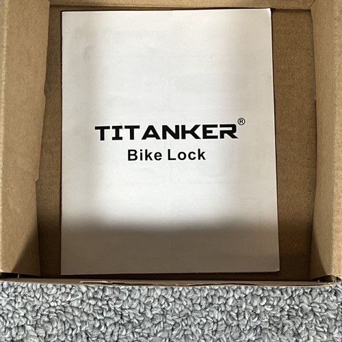 Titanker Fahrradschloss Kabel 4 Fuß Fahrrad Kabel Spule zurücksetzbar kombinieren orange Neu mit Etikett - Bild 4 von 4