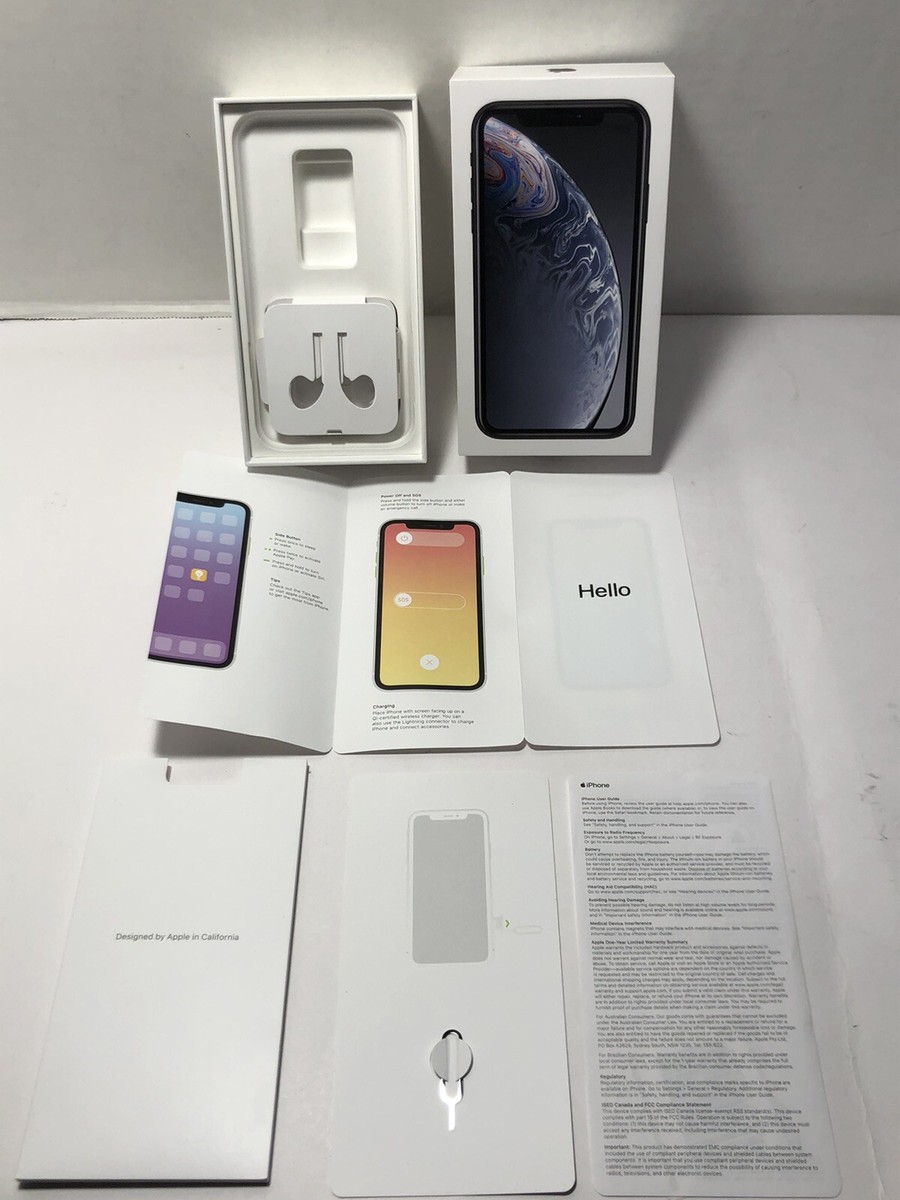 Apple iPhone XR RETAIL BOX-64GB Black Apple Inc | eBay Apple iPhone XR RETAIL BOX-64GB Black Apple Inc | eBay
