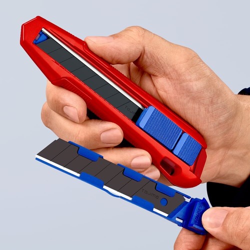 KNIPEX CutiX® Universalmesser 90 10 165 BK 18 mm Cuttermesser Cutter - Picture 10 of 16