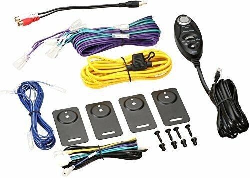 Alpine SWE-1080 Under Seat Car Active Amplified Powered Subwoofer System 160W - Picture 7 of 7